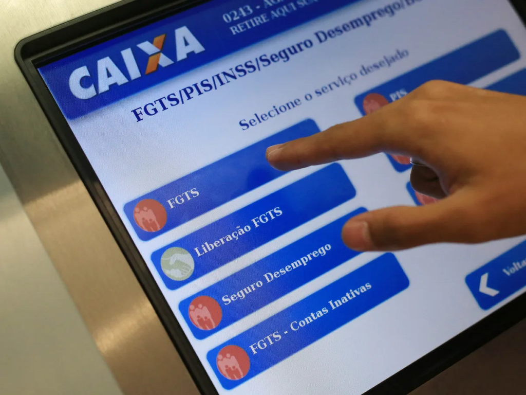 Como sacar o FGTS pelo aplicativo - Fonte: Reprodução