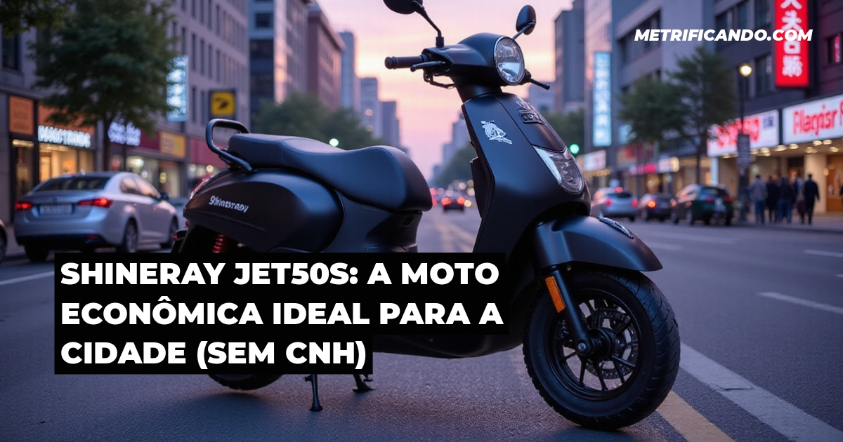Shineray Jet50s: A Moto Econômica Ideal Para a Cidade (Sem CNH)
