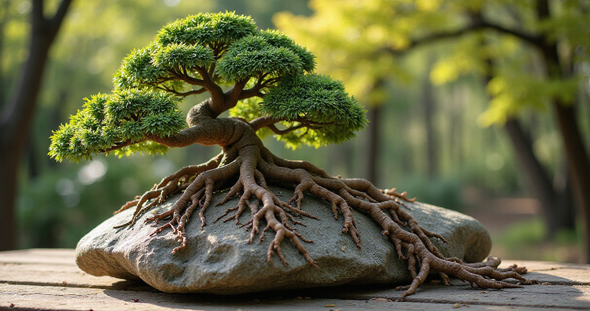 Bonsai Sekijoju: Raízes sobre Rocha - Como Criar o Estilo Root-over-Rock