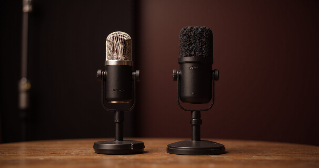 Microfones Condensadores vs Dinâmicos: Qual Escolher para Gravação em Home Studio